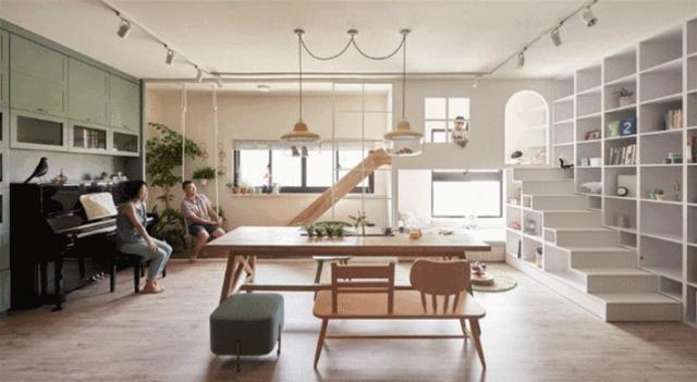 150平的家,给孩子塞下一个运动场