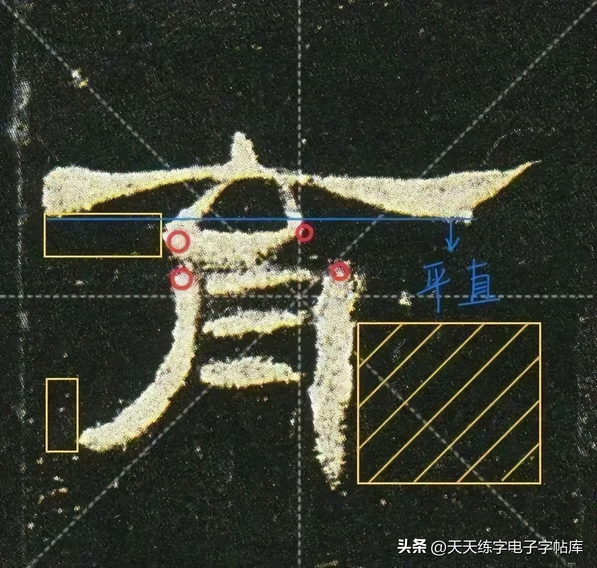 曹全碑临写技巧及口诀,曹全碑入门教程例字讲解