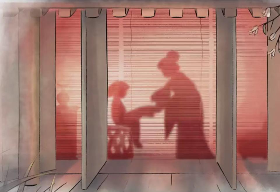 水墨风动漫女生图片,水墨风动漫女图文