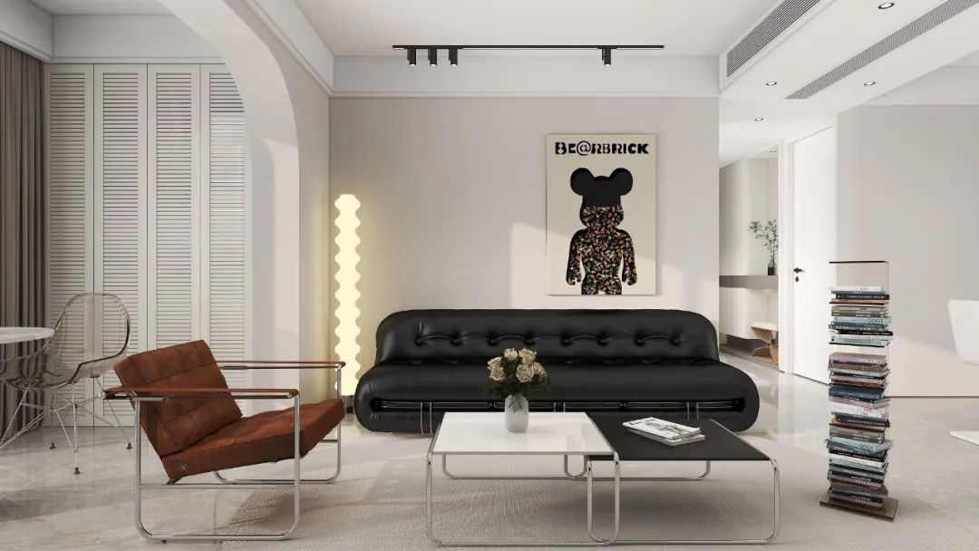 98平米三室两厅二卫简约装修风格,98平方米三室一厅装修现代简约