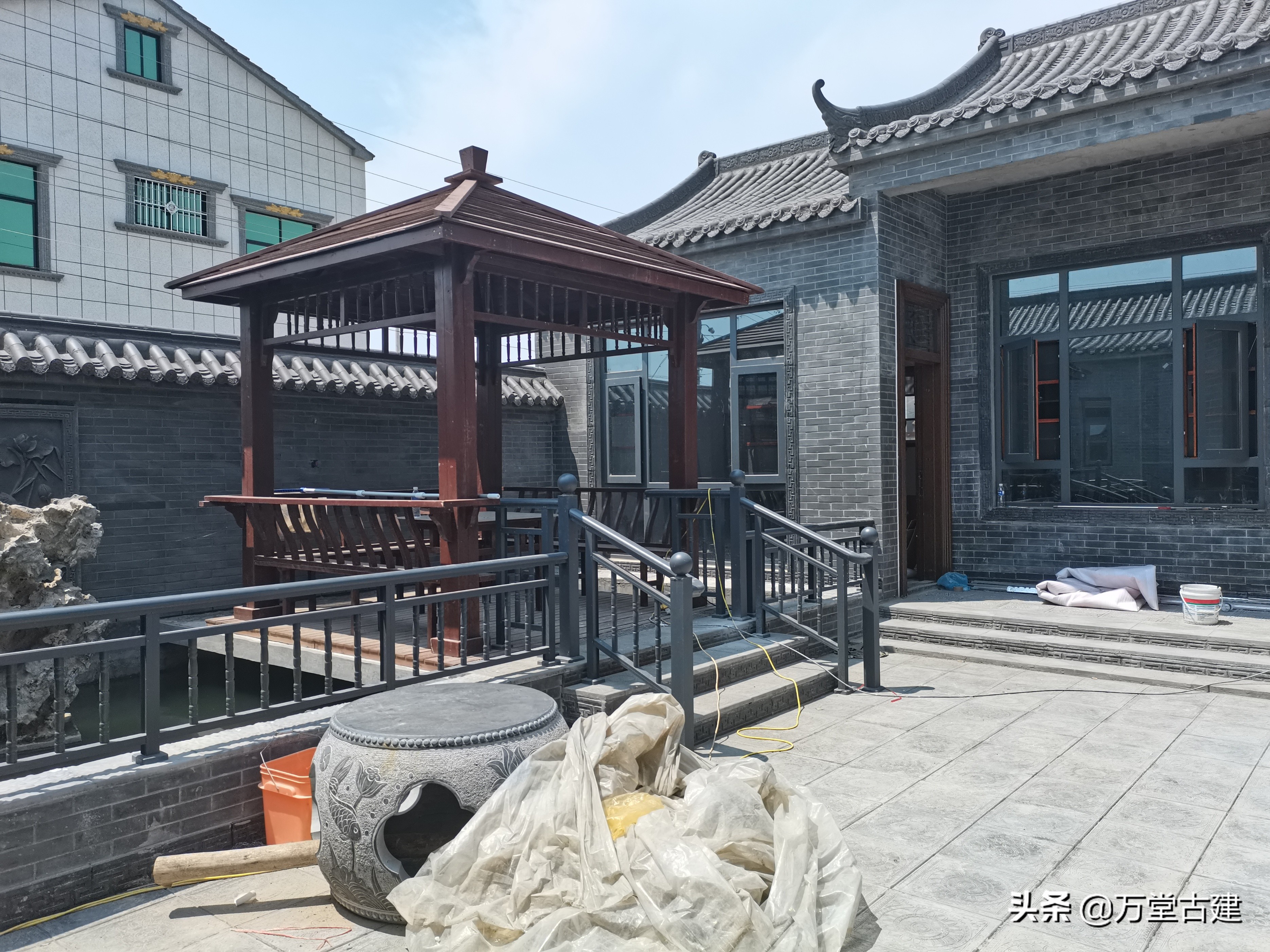 给自己乡下的房子造一座民宿庭院,回归乡下建一座小院