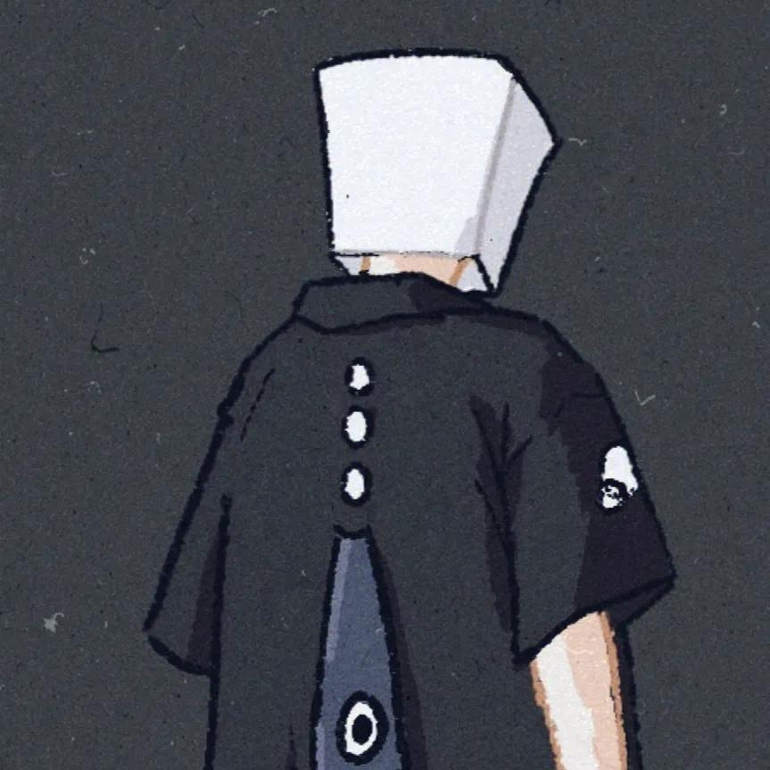 释怀放下的男头像动漫,看透一切的动漫头像男生