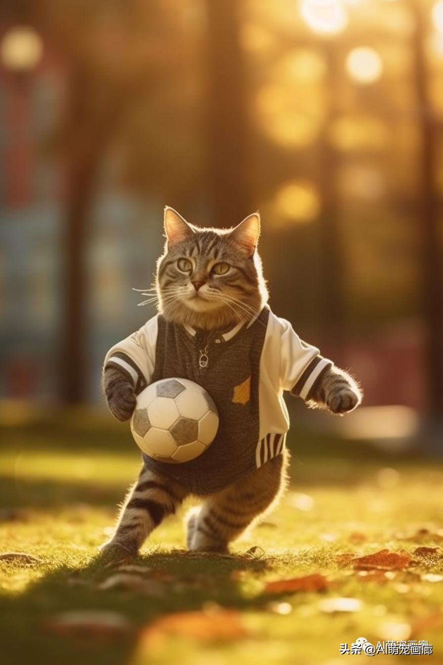 足球比赛闯进来一只猫,足球比赛出现了一只小猫