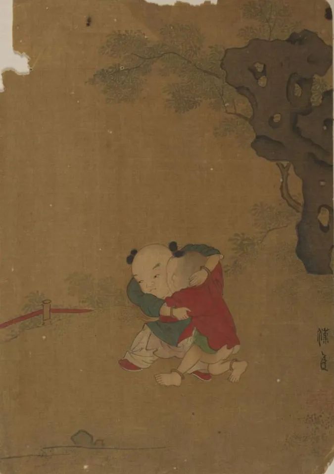 宋朝苏汉臣婴儿图,历史上的婴戏图
