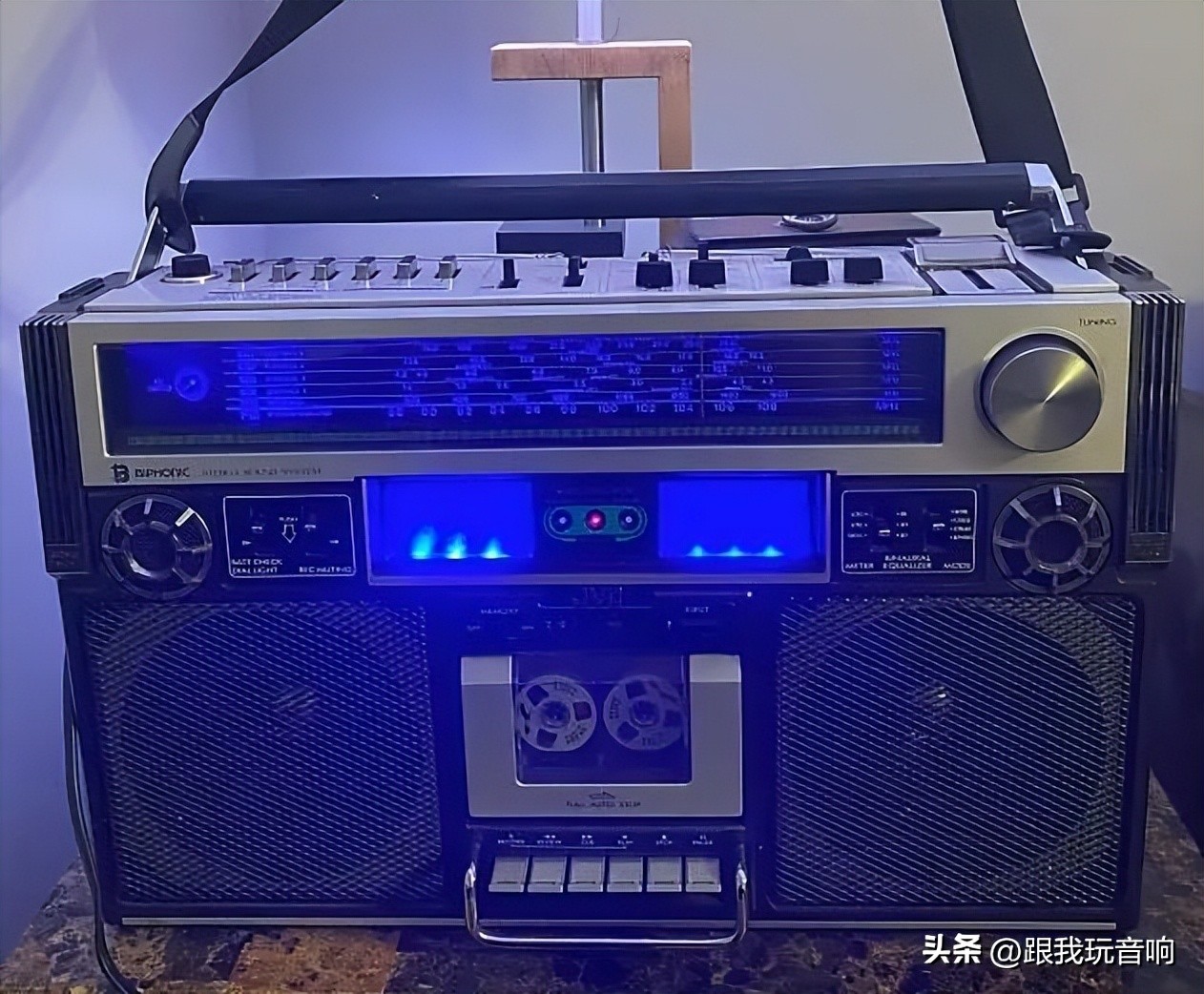 80年代jvc收录机,怀旧微型收录机音响