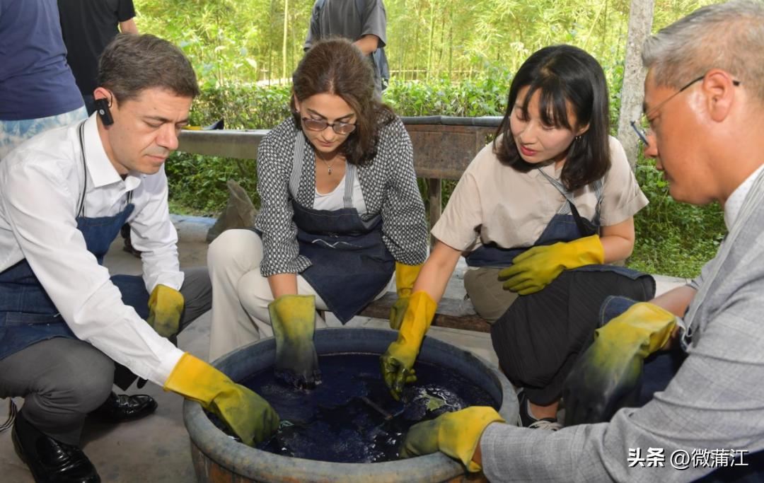 国际范儿!多国驻成都领事官员打卡成都蒲江