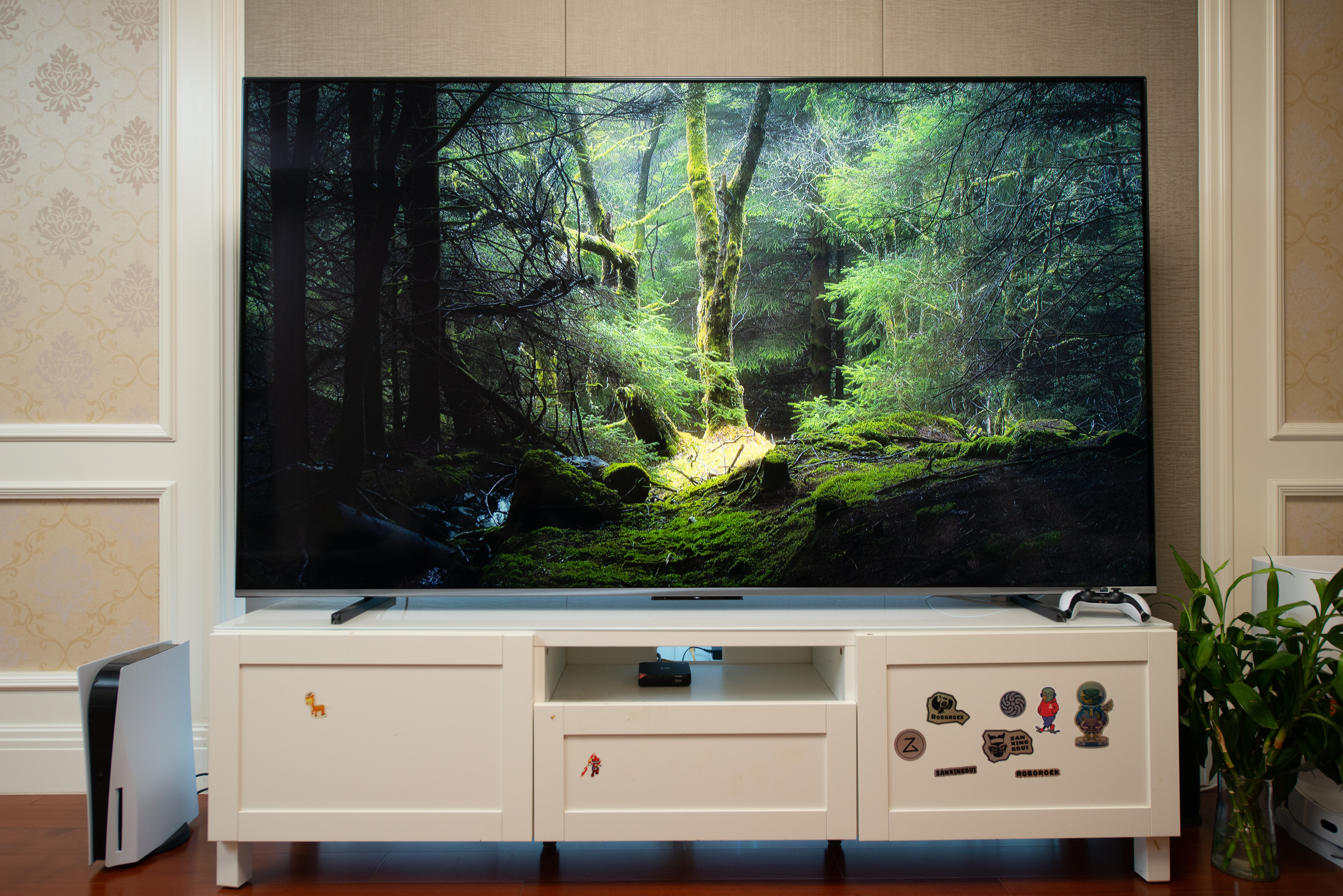 碎屏的电视机,家里电视碎屏了