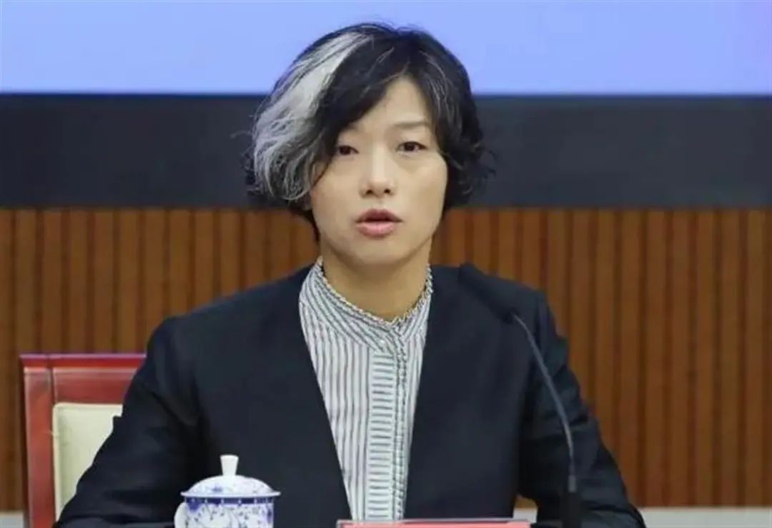 女副区长因一撮白发走红,女副区长白发引热议