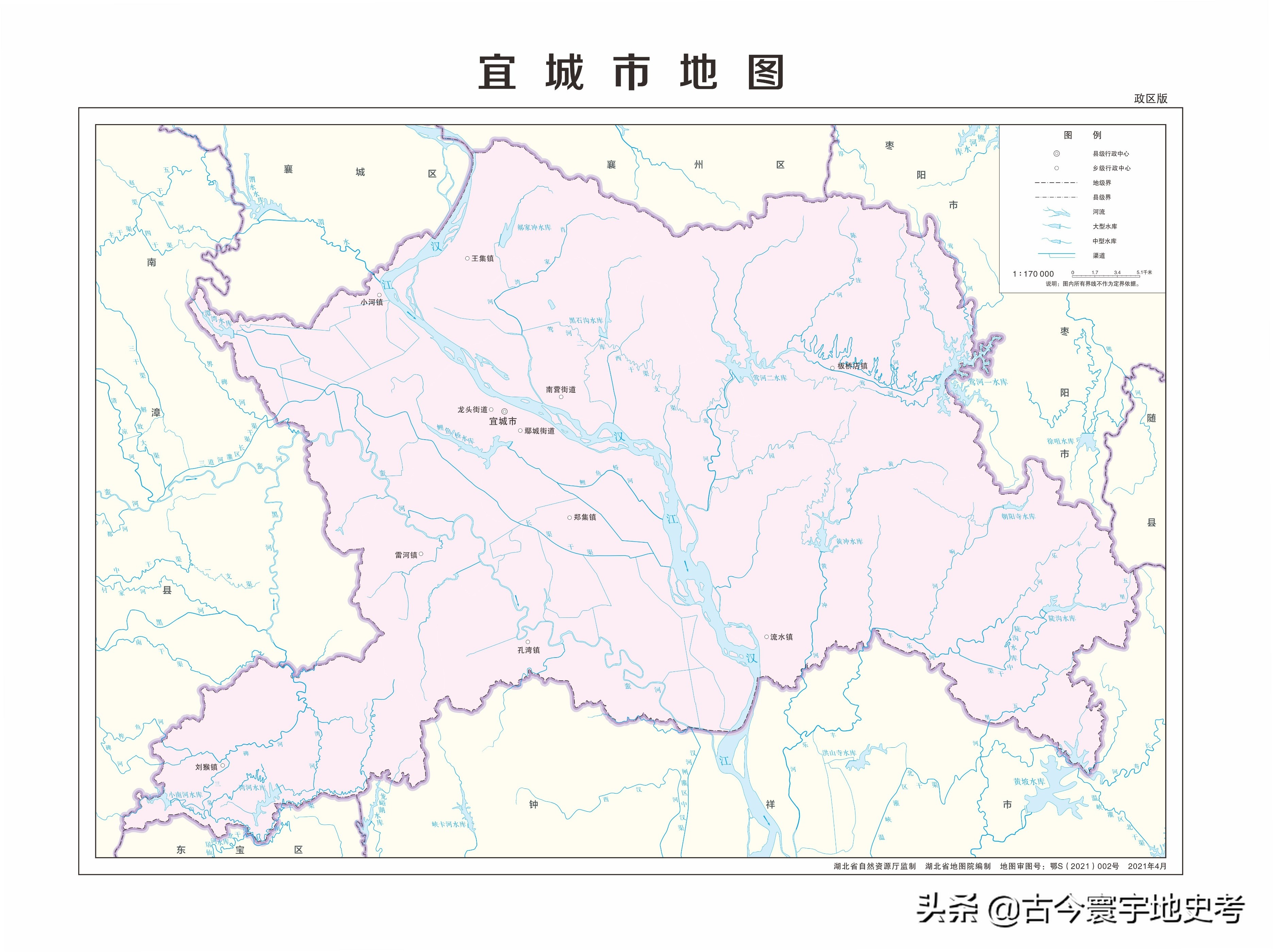 湖北省各市州县地图,湖北省各地级市地图