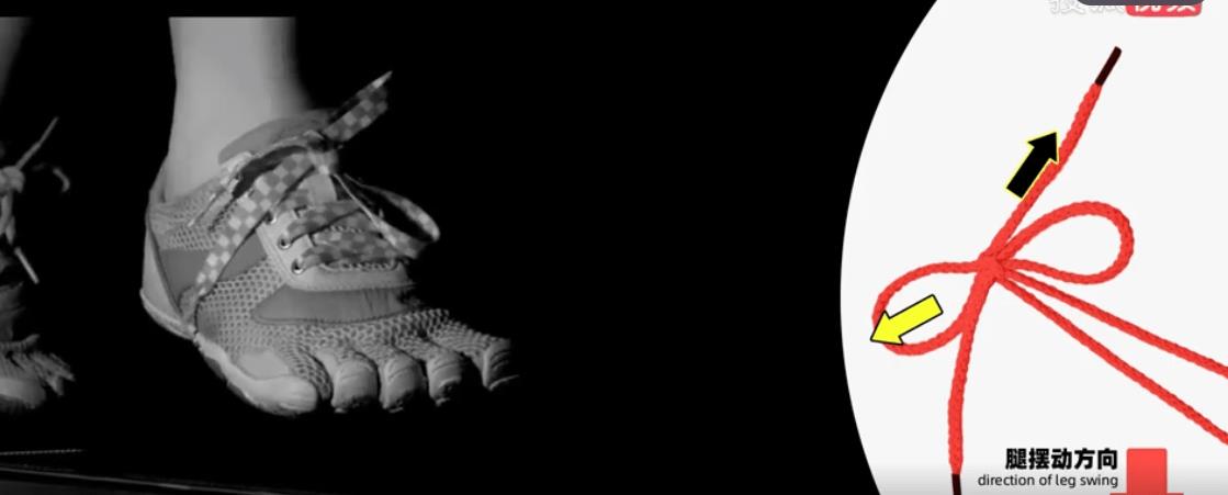 鞋带打结不易掉方法慢动作,鞋带老是松怎么打结