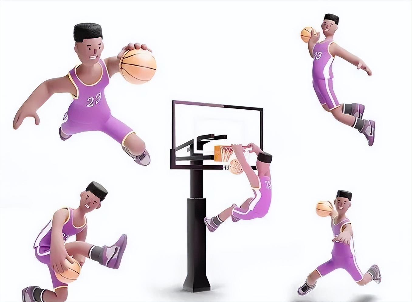 体育运动人物模型,体育器材3d模型