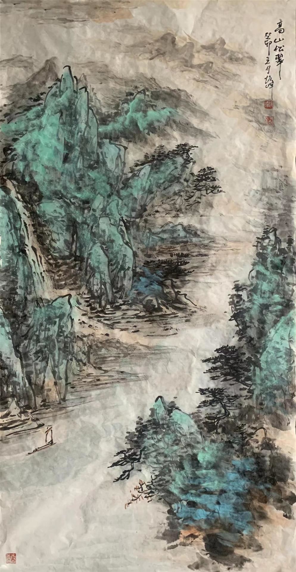 黄宾虹的人物画用笔酣畅,一代宗师黄宾虹山水画