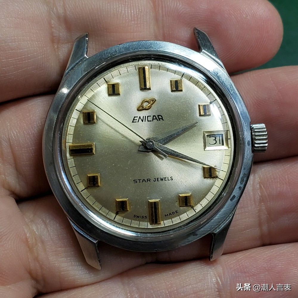 英纳格手表机芯保养全过程,英纳格1145机芯