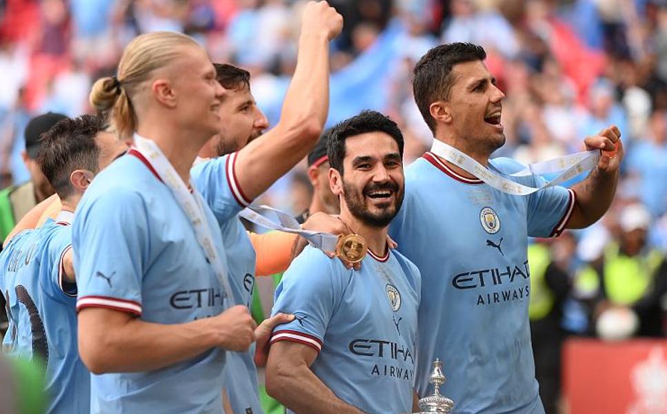 曼城三冠王将获得200万英镑,3-1曼城夺冠