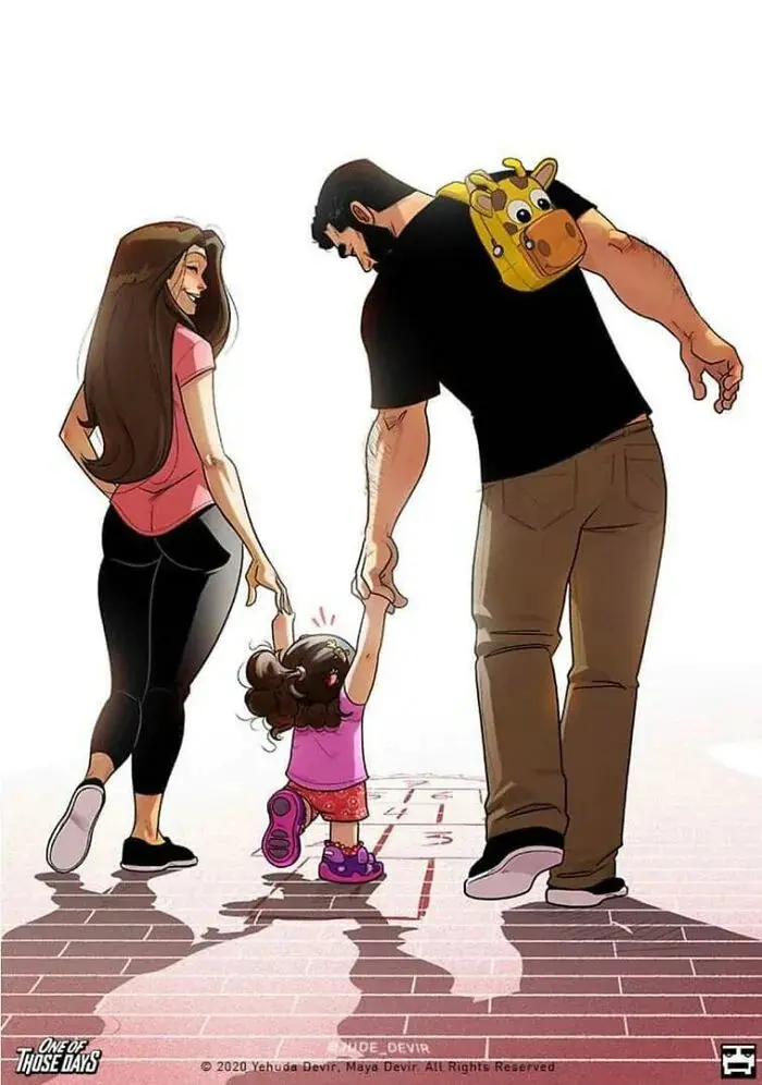 用插画记录生活,糙汉插画完整版