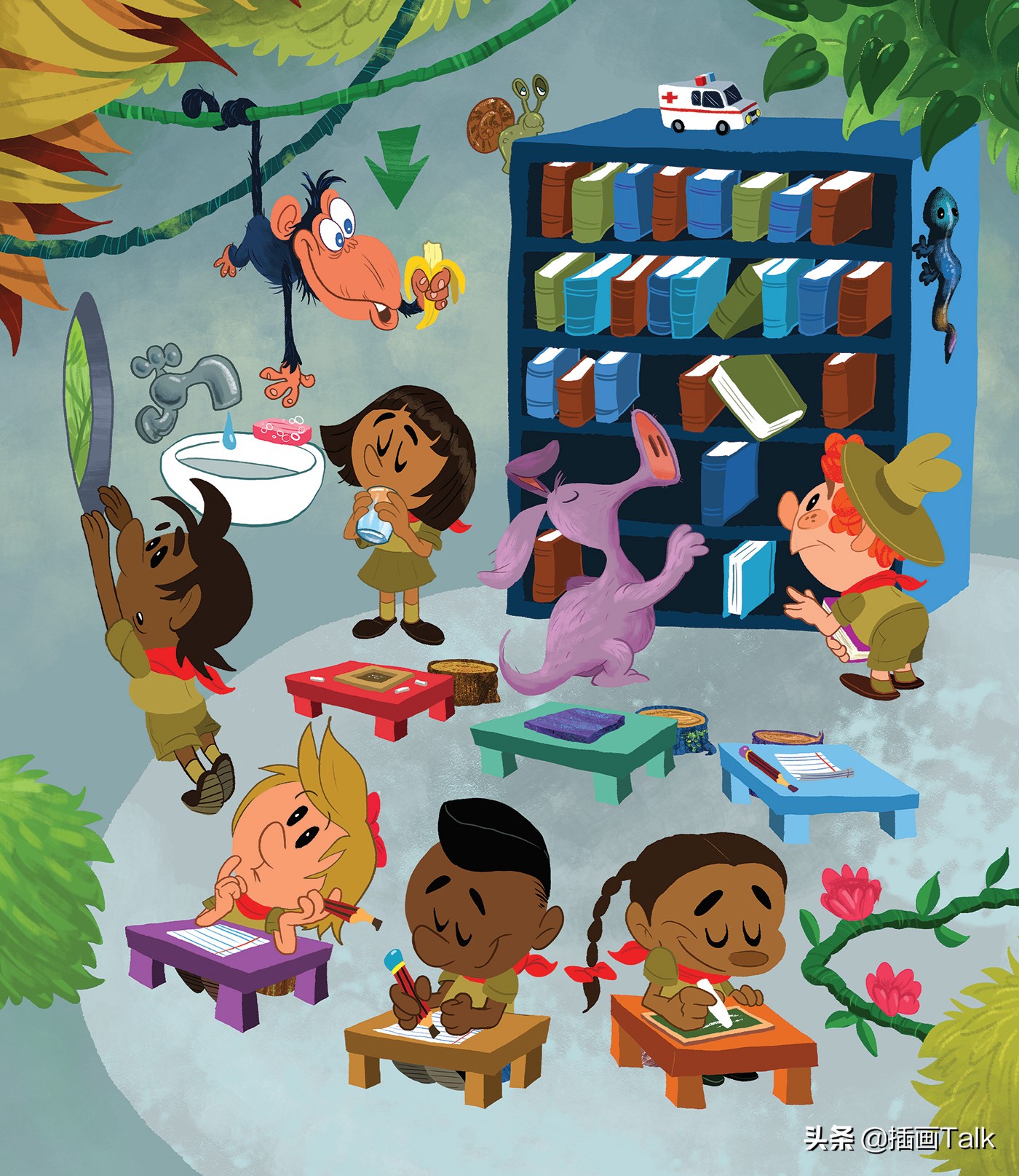 南非插画师,南非插画师作品