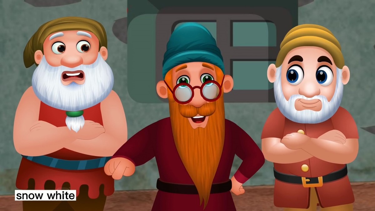 白雪公主中英绘本,格林童话故事绘本白雪公主