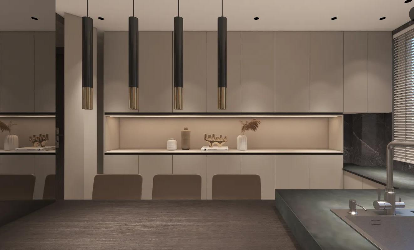 家装风格效果图大全轻奢110平,轻奢风格家装餐厅平面图