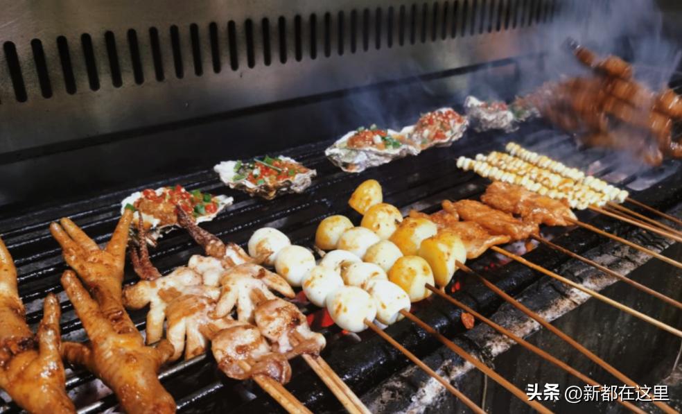 新都最好吃的烧烤碳烤,新都必吃烧烤