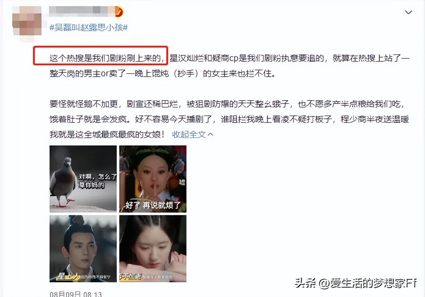 吴磊徐静蕾,吴磊与85年小花的绯闻