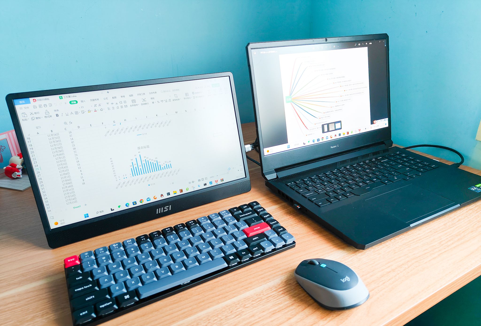 微星便携式显示器,微星便携显示器评测