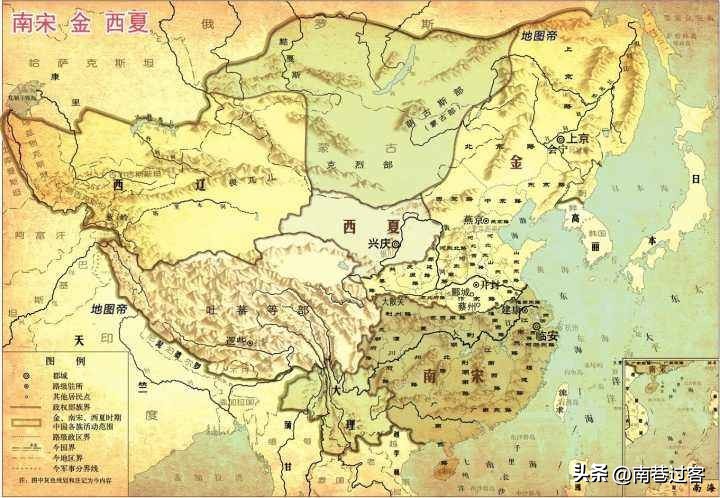 宋元明清为什么没有金朝,西夏和金朝为什么不在唐宋元明清