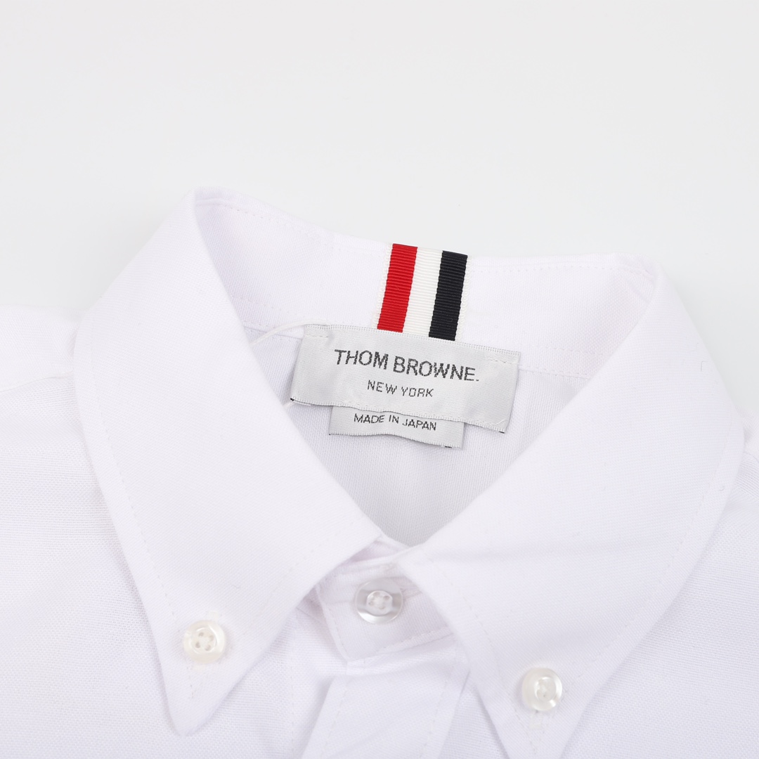 thombrowne蓝色衬衫男穿搭,汤姆·布朗thombrowne男士衬衫