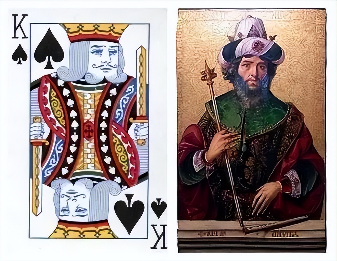 扑克牌中的四个人是谁,扑克牌上的人物都代表什么