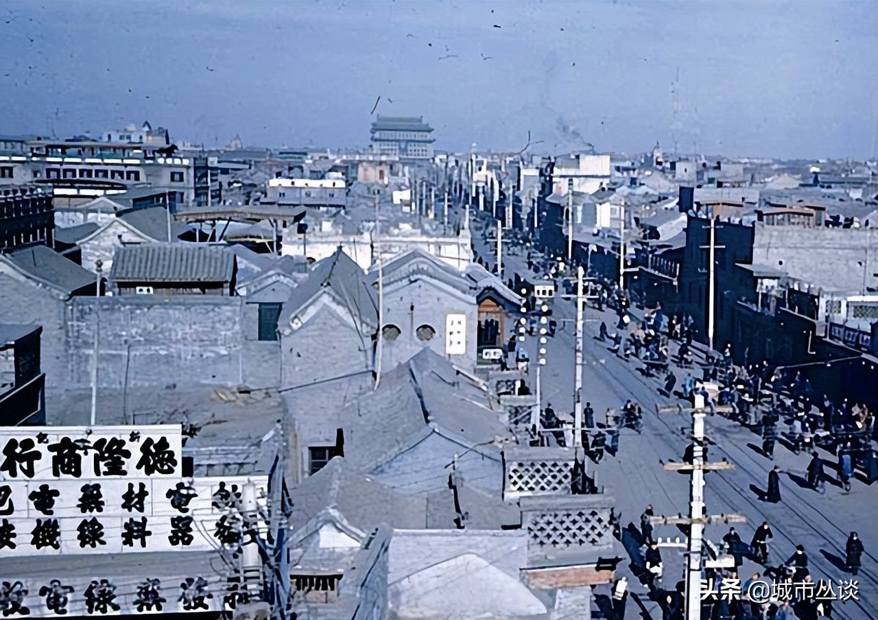 北京城俯瞰图的历史变化,看北京城全景的位置