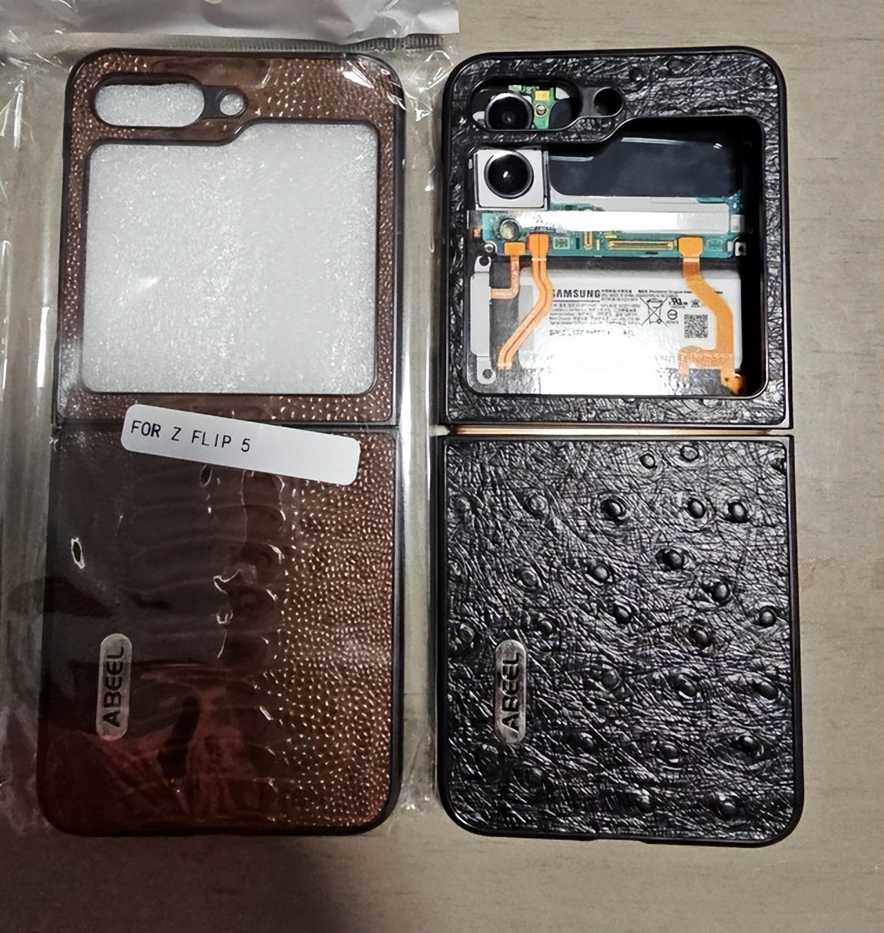 三星zflip5保护壳皮,三星zflip5要不要带壳