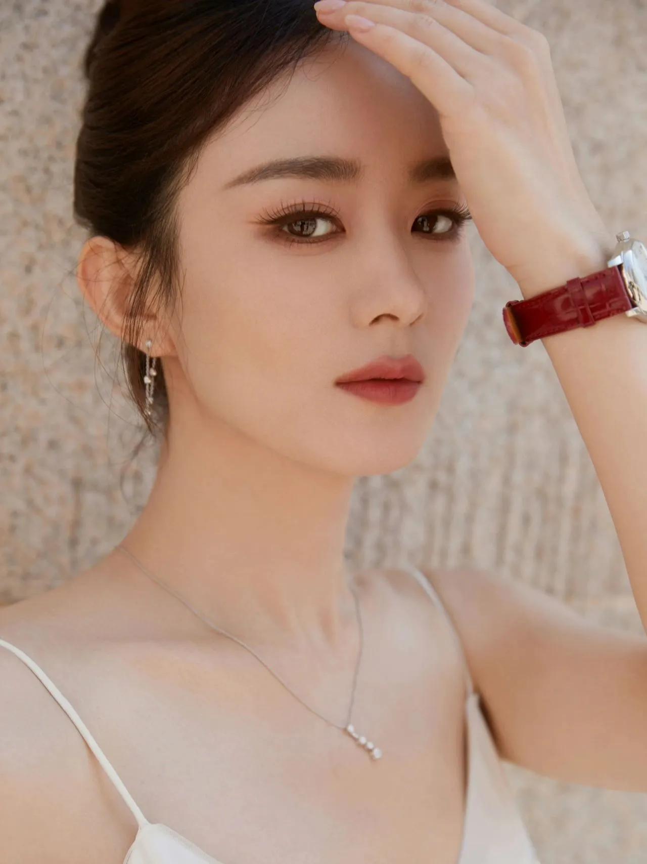 赵丽颖天生丽质十分可爱迷人,赵丽颖肤白清纯照