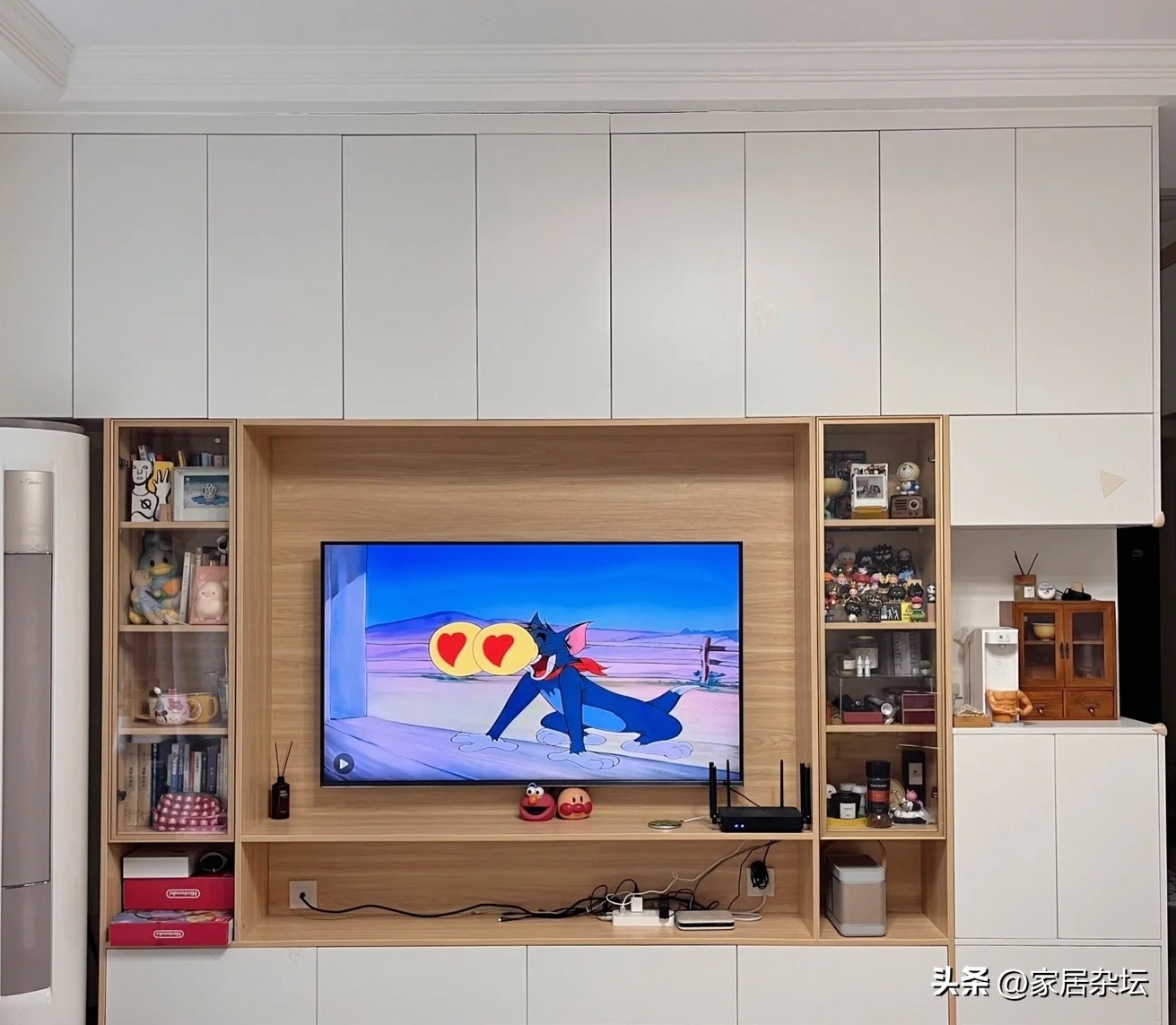 满墙电视柜一年后的使用感受,满墙电视柜到底实用吗