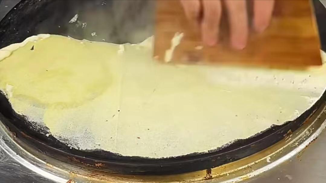 苏州菜煎饼正宗做法,山东正宗菜煎饼做法