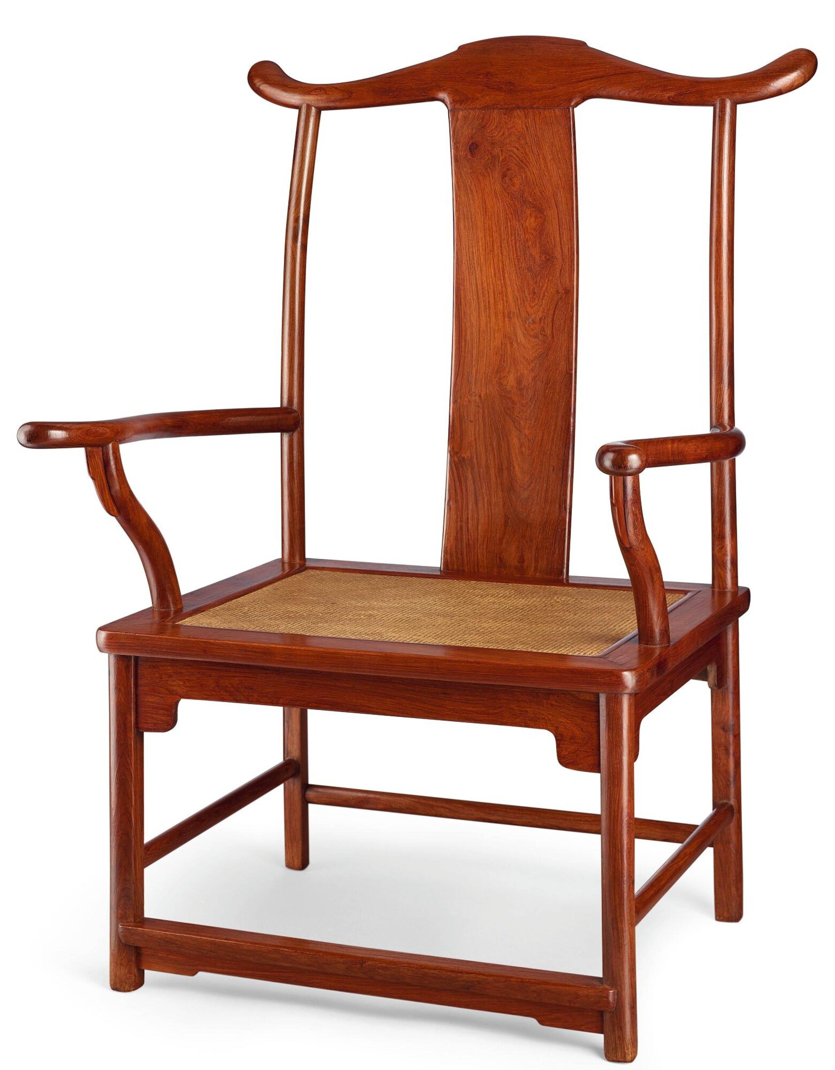 结跏趺坐双盘腿,超宽大黄花梨禅凳禅椅