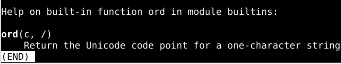 python字符识别码,用python进行字符和码值的转换
