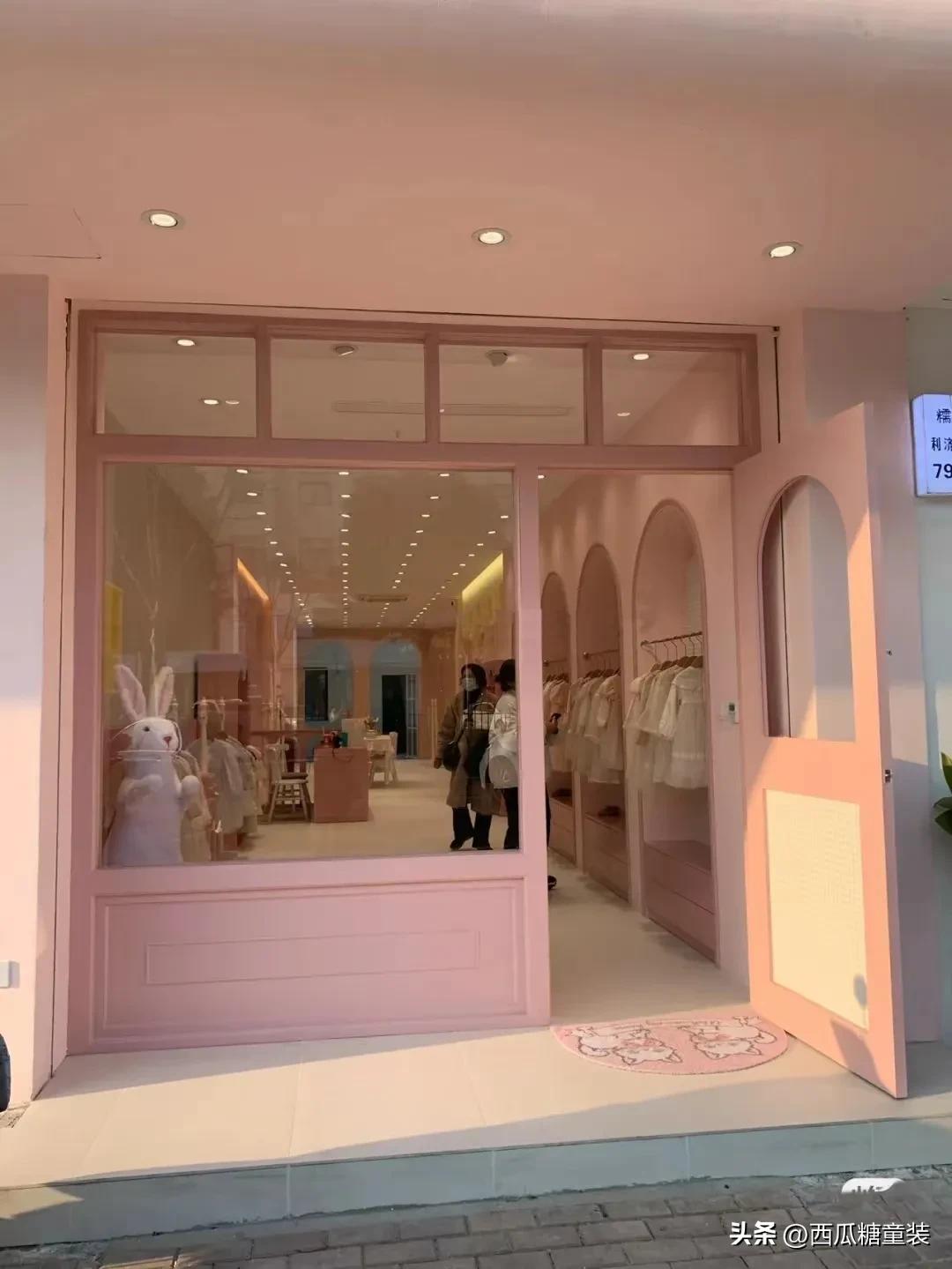 童装店最新款装修,童装店门头装修效果图