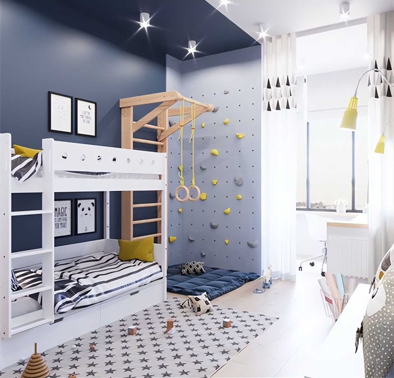 童趣又实用的儿童房,好看又实用的8款儿童房