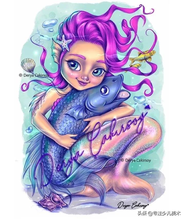 画动漫用水溶彩铅还是油性彩铅,彩铅马克笔画动漫人物初音未来