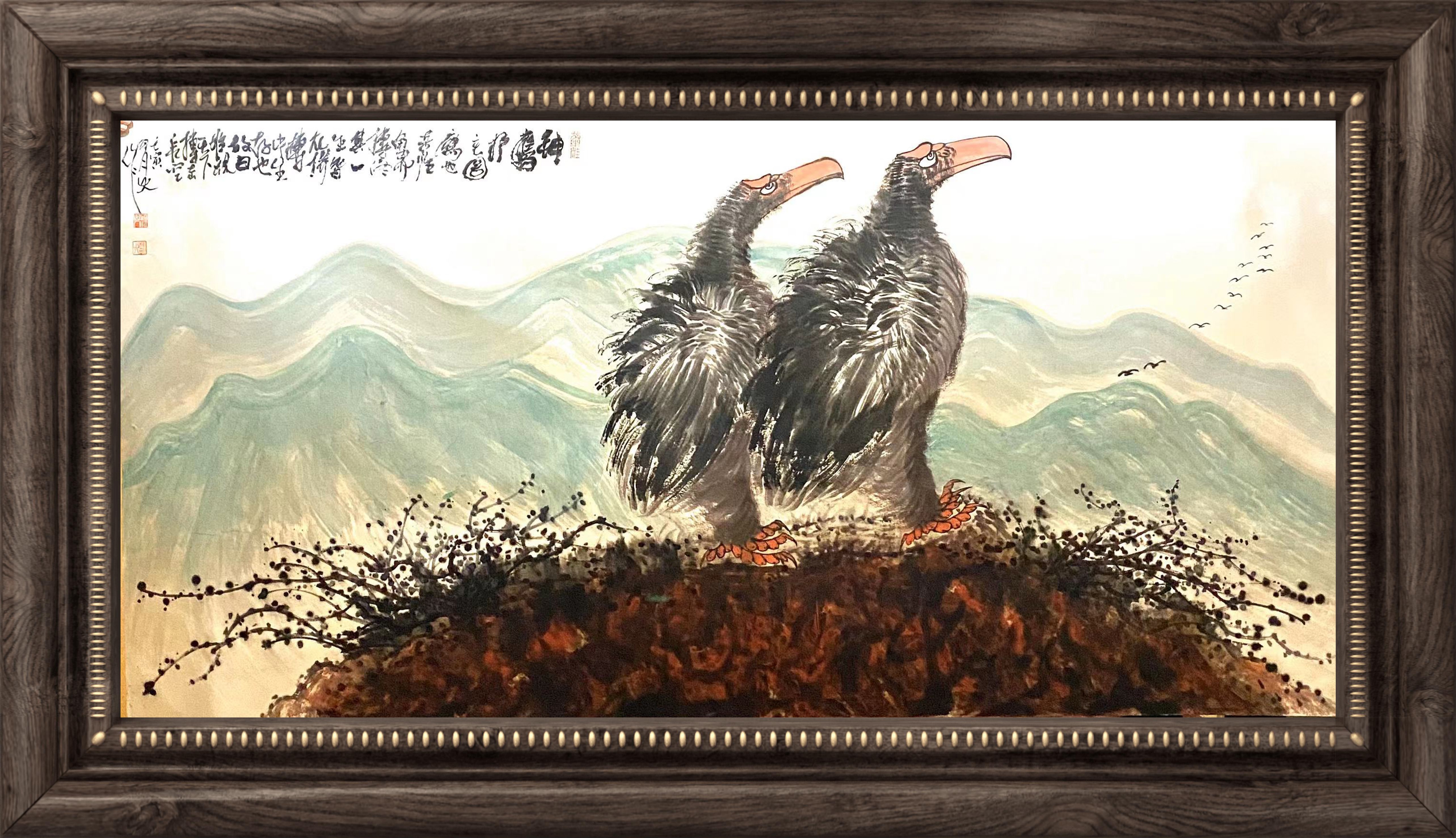 画家朱祖国作品集,书画家朱祖国的指墨画