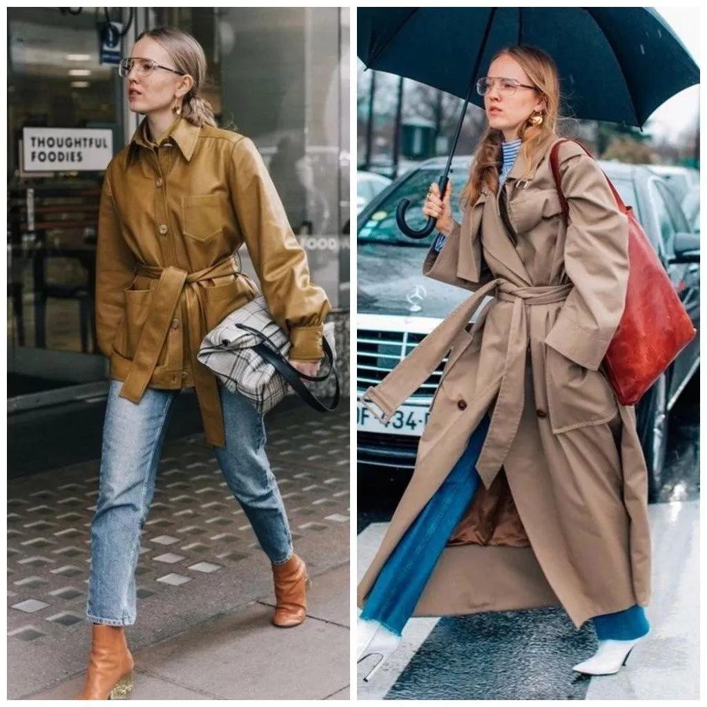 驼色外套内搭什么色彩打底,158梨形身材驼色大衣搭配高级感