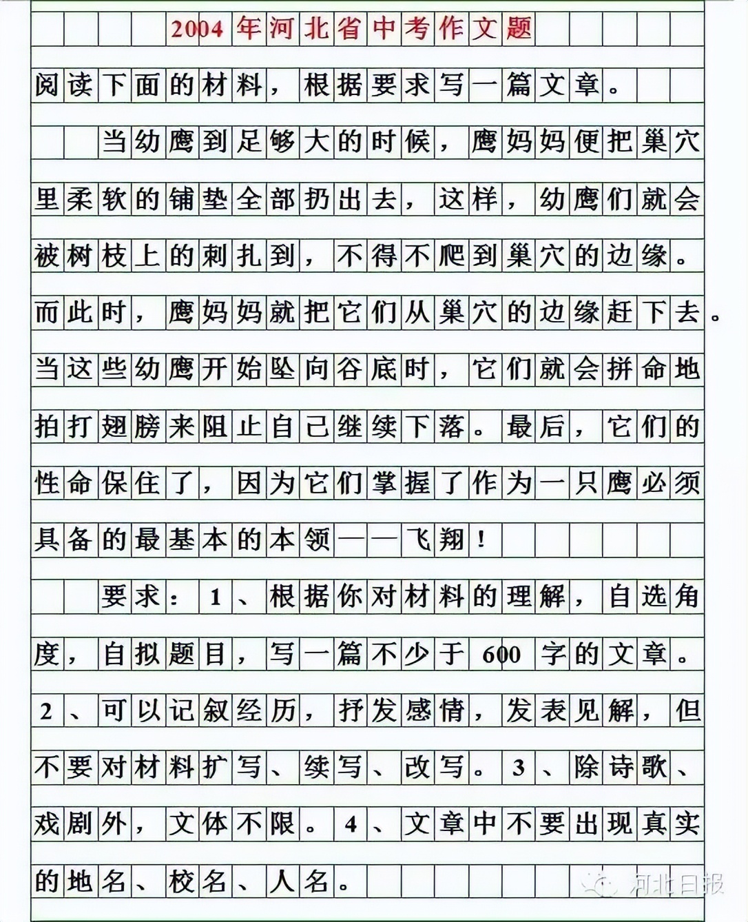 河北2022中考语文作文怎么写,河北2022年中考作文题目是什么