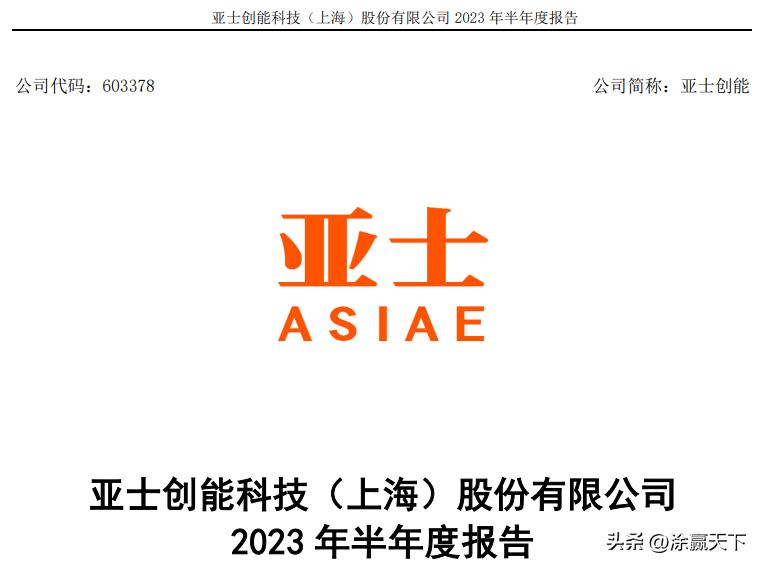亚士创能22年营业额,亚士创能业绩巨亏一字跌停
