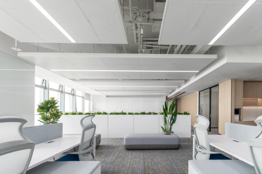 华可可实景落地作品|深圳前海万邑通科技总部办公室