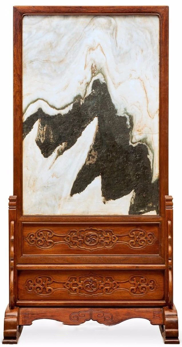 明清家具用的石材,明清家具的草龙纹