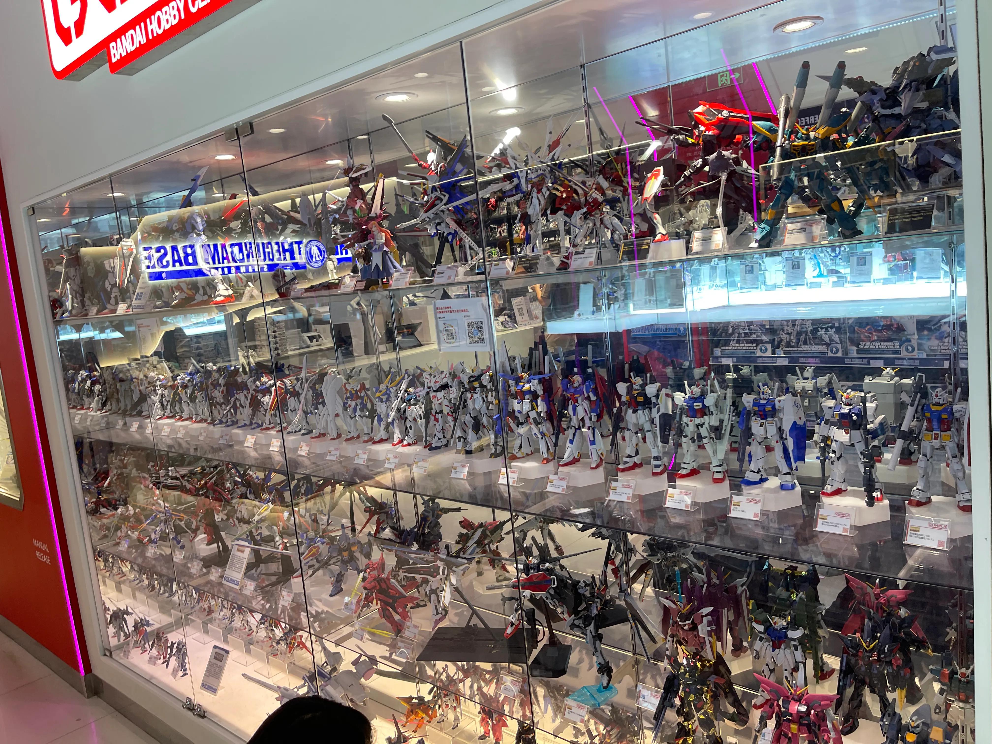 上海超便宜的高达模玩店,上海自由高达立像周边商场有什么