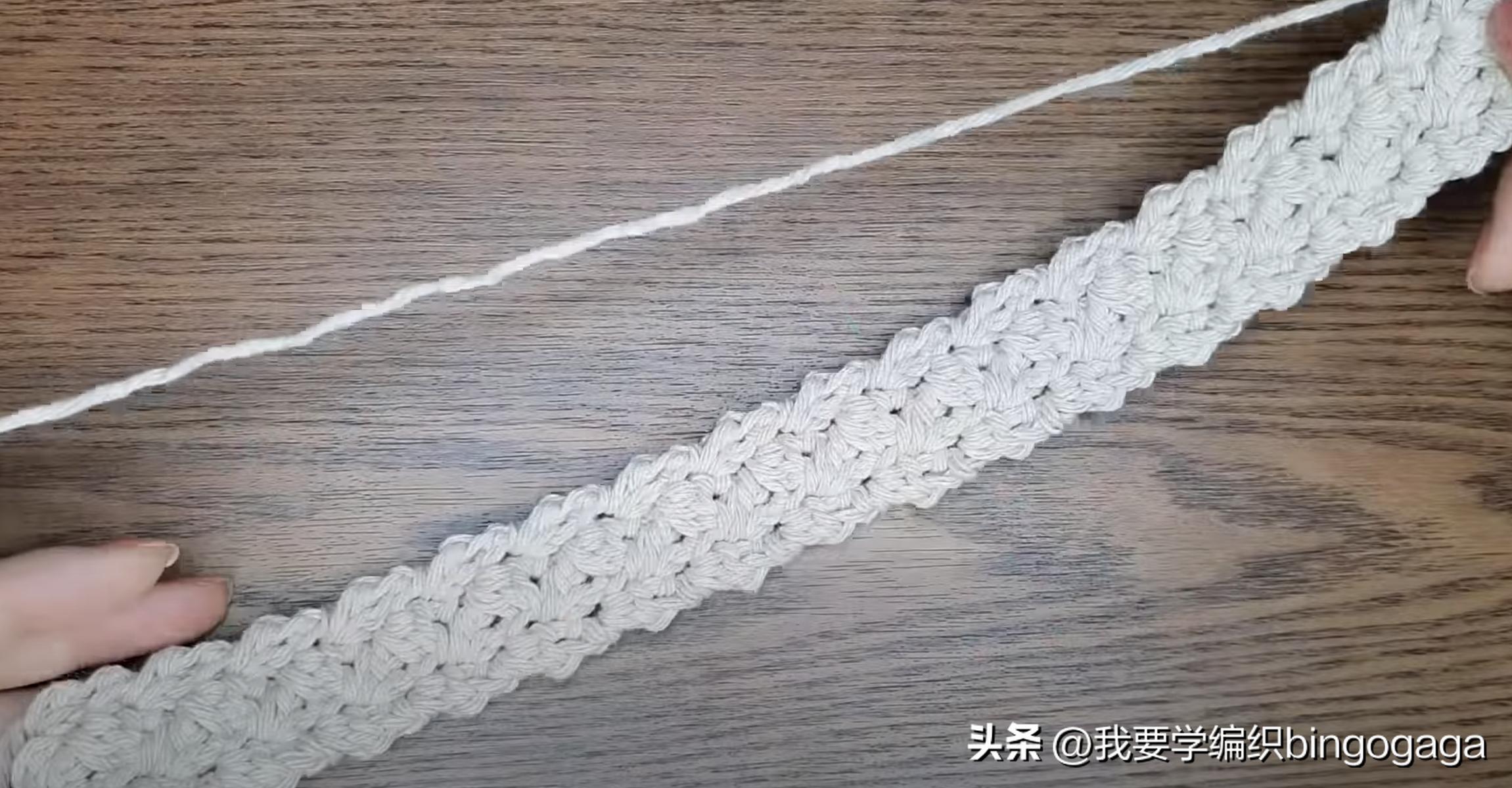 百搭时尚美人包编织教程,祖母方格包包的编织教程