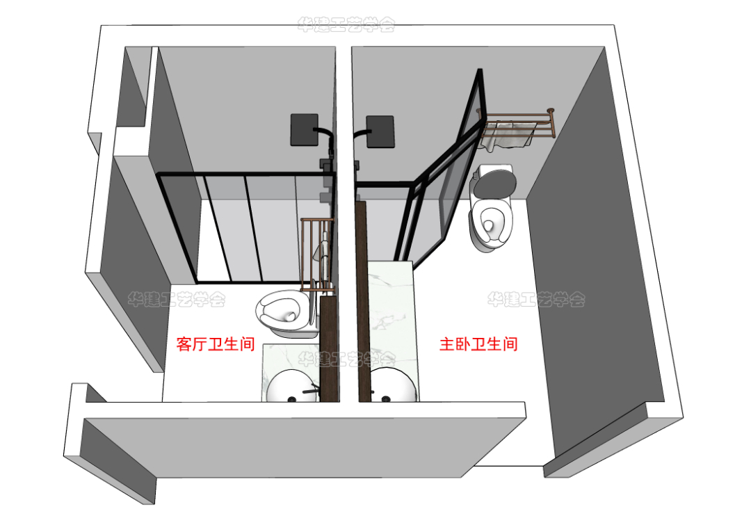 卫生间进水管预埋尺寸表,楼层卫生间排水管施工工艺
