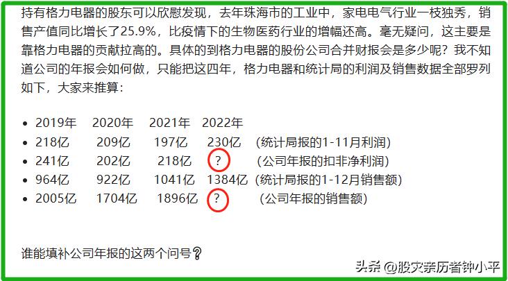 透过珠海和佛山等地统计局披露的数据分类看格力与美的等公司