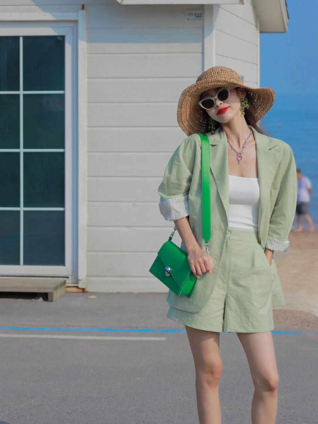 夏季小众吸睛穿搭韩系冰淇淋色,炎热的夏天穿什么颜色显得好看