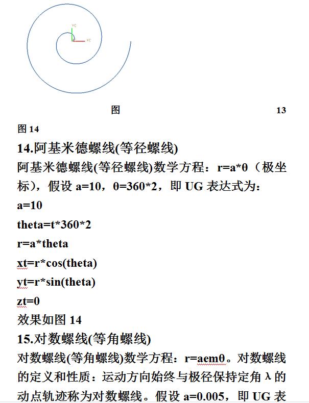 最全ug曲线表达式大全,如何理解ug规律曲线的方程表达式